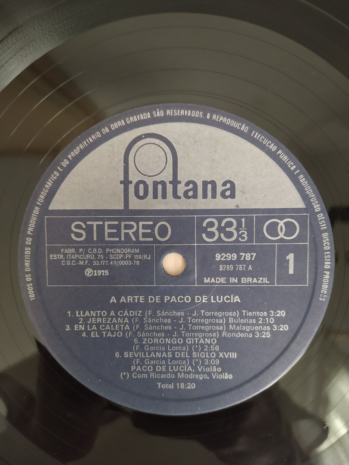 Lp Vinil Paco De Lucia A Arte De Duplo