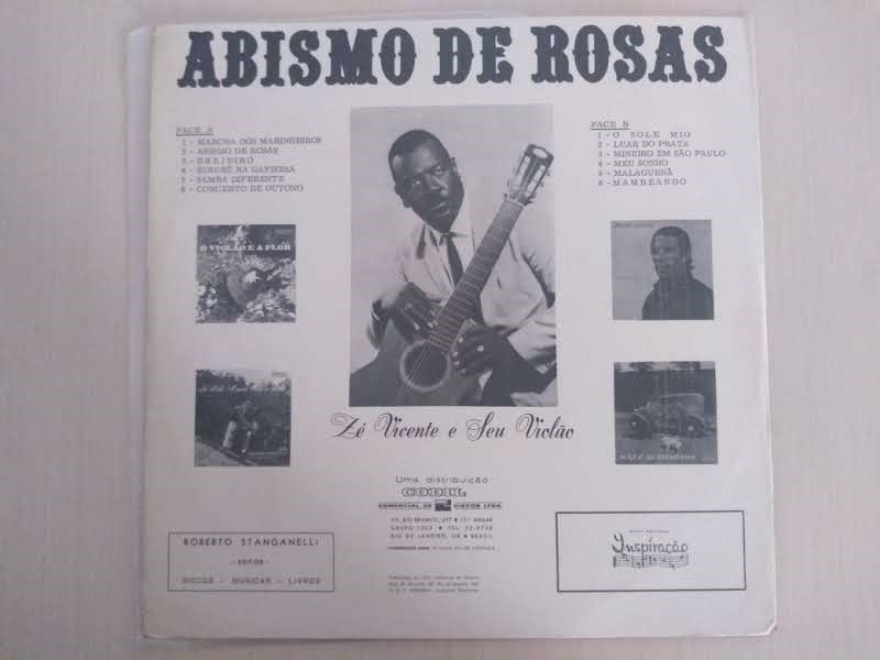 Lp Vinil Zé Vicente E Seu Violão Abismo De Rosas