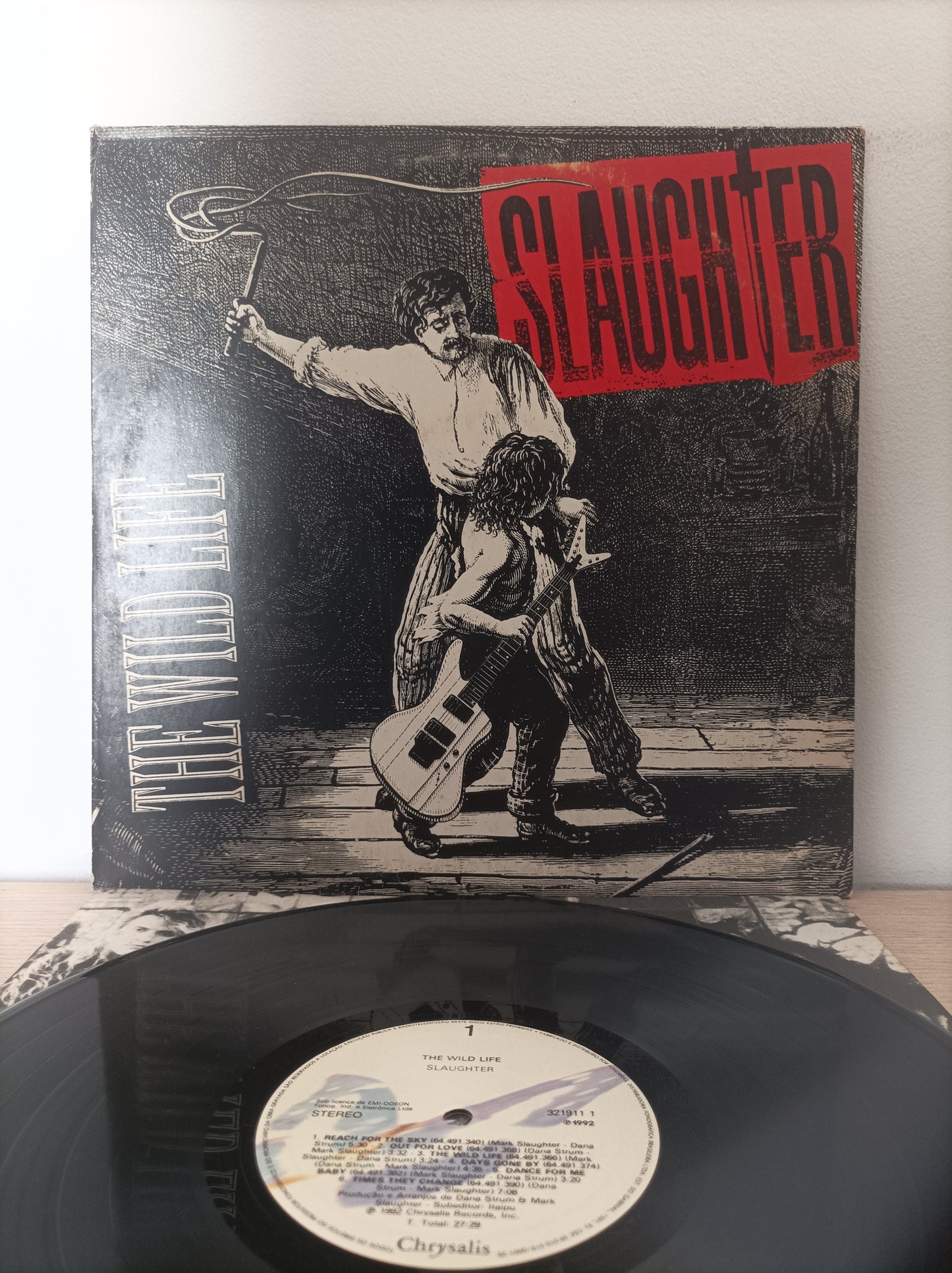 Lp Vinil Slaughter The Wild Life Com encarte