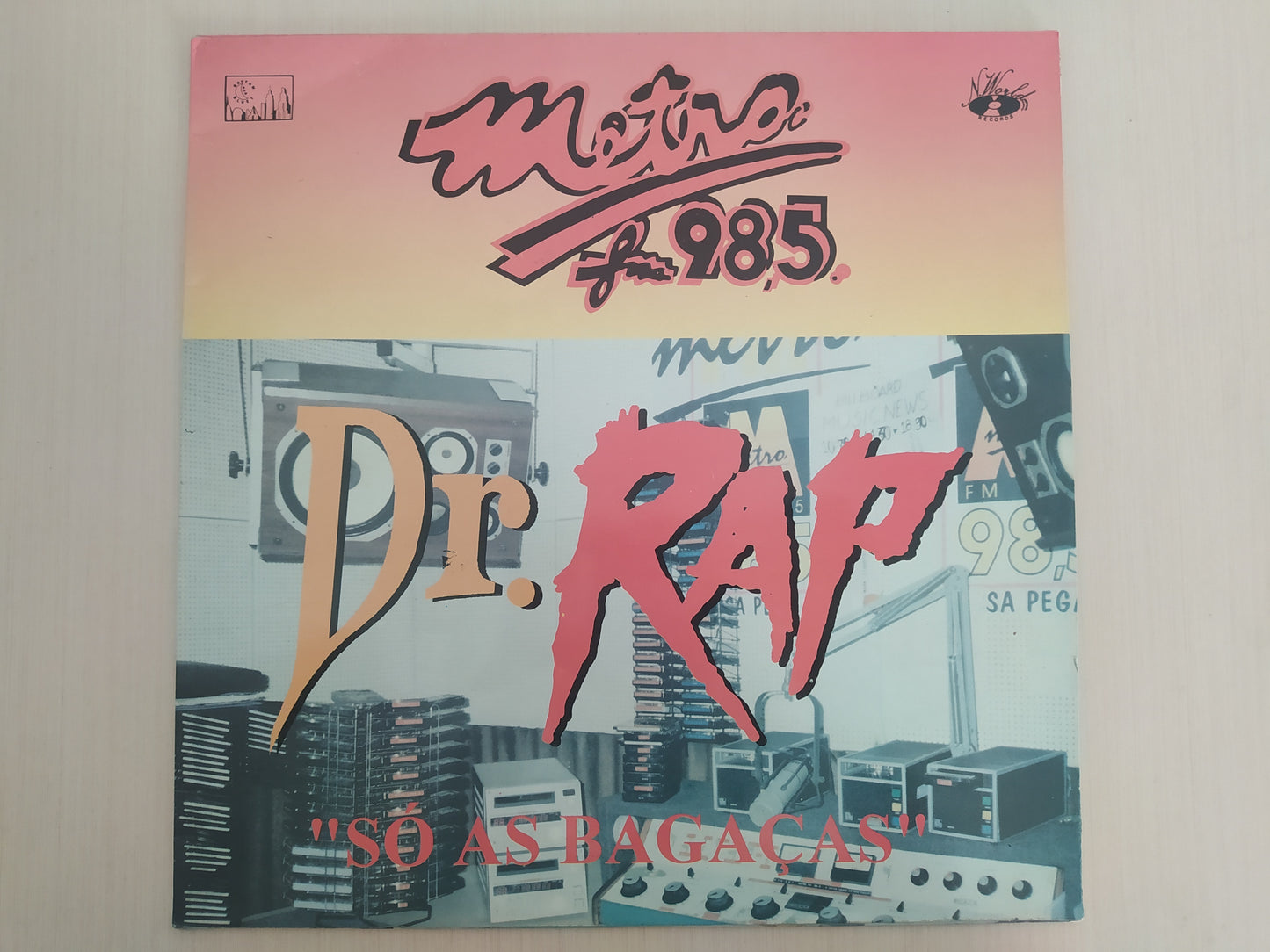 Lp Vinil Dr. Rap Só As Bagaças Metro Fm 98.5