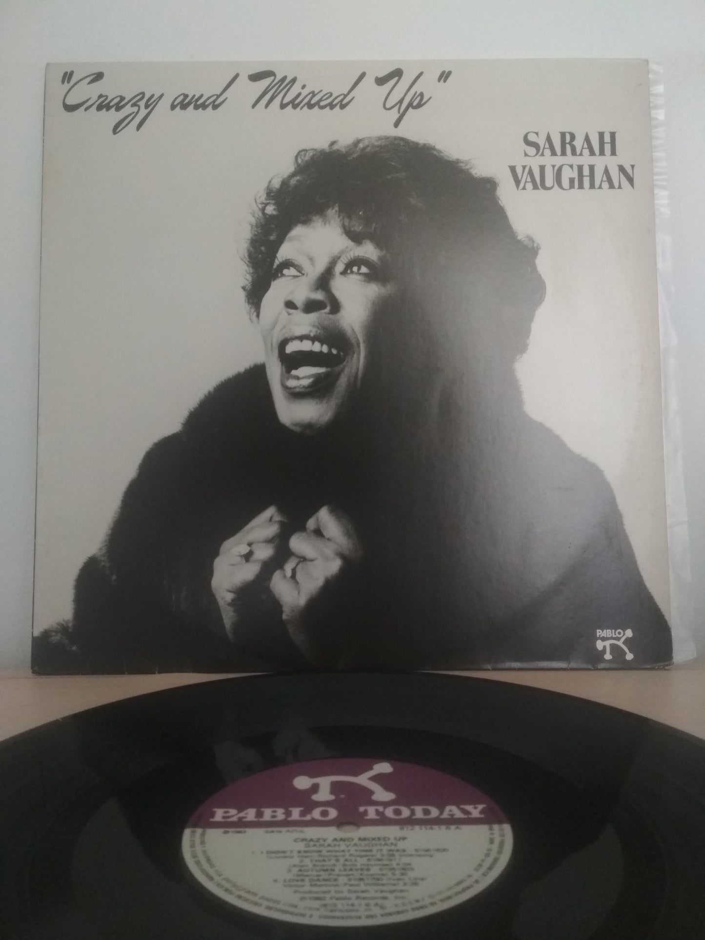 Lp Vinil Sarah Vaughan Crazy and Mixed Up