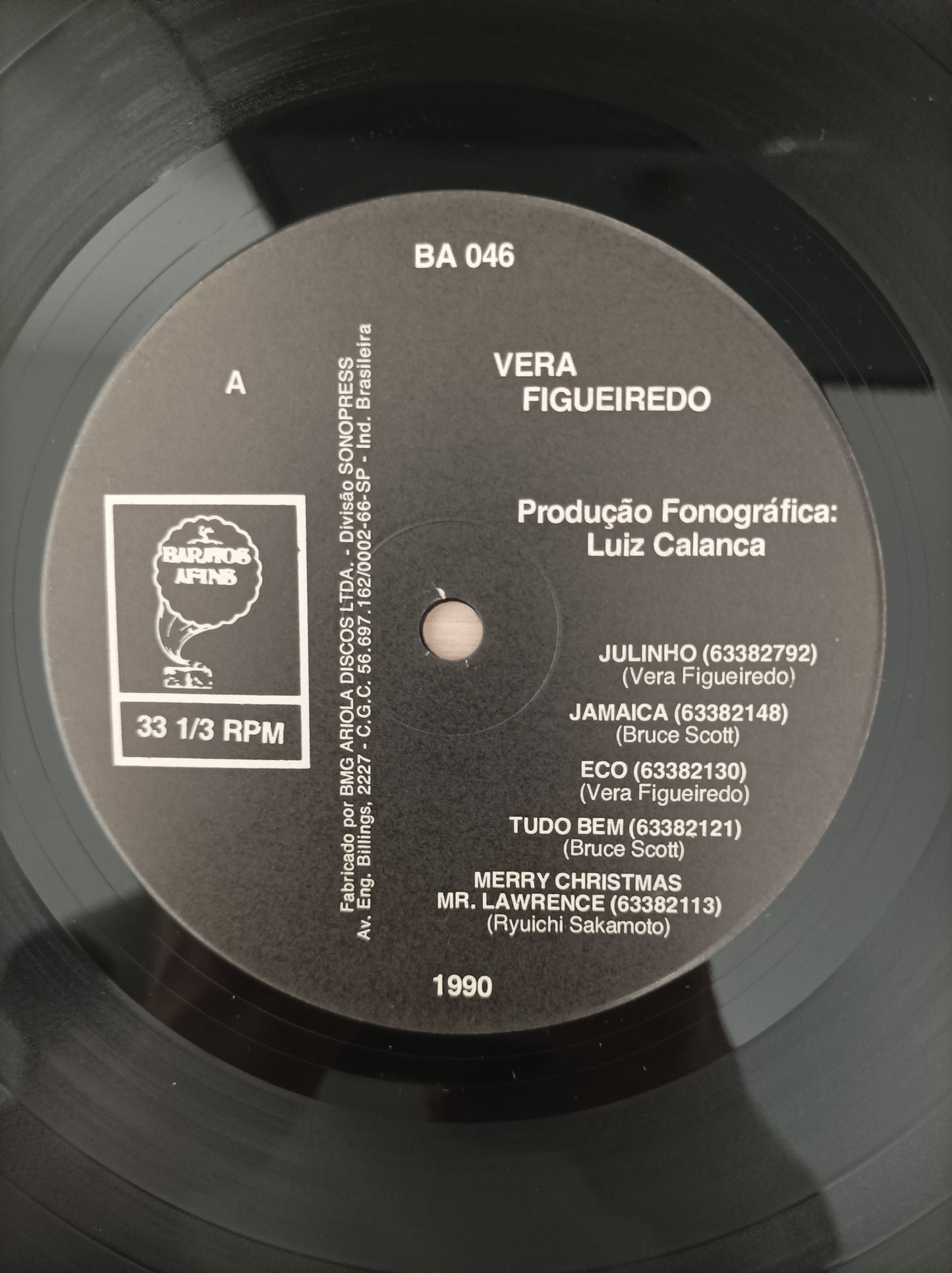Lp Vinil Vera Figueiredo 1990 Autografado