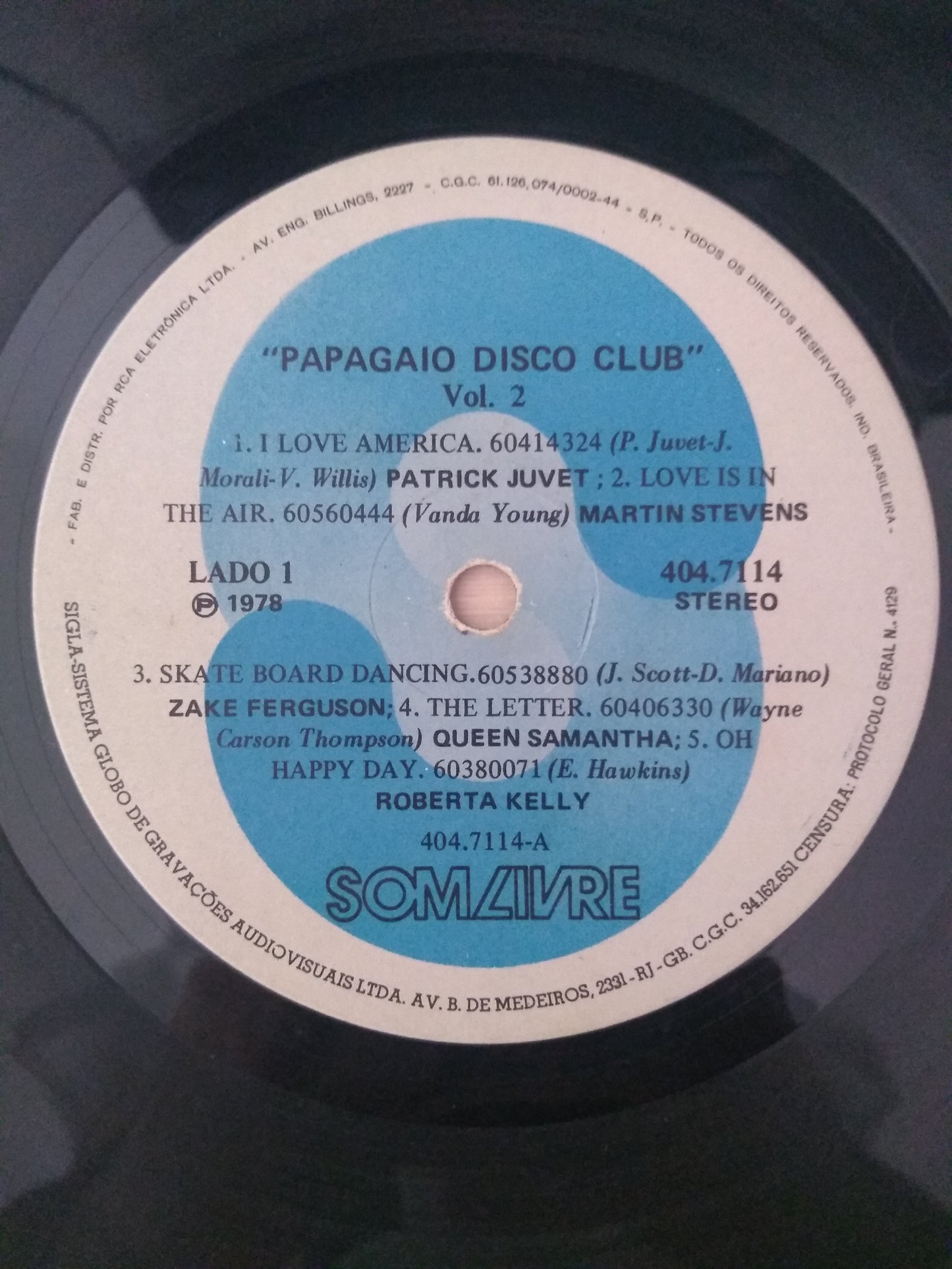 Lp Vinil Papagaio Disco Club
