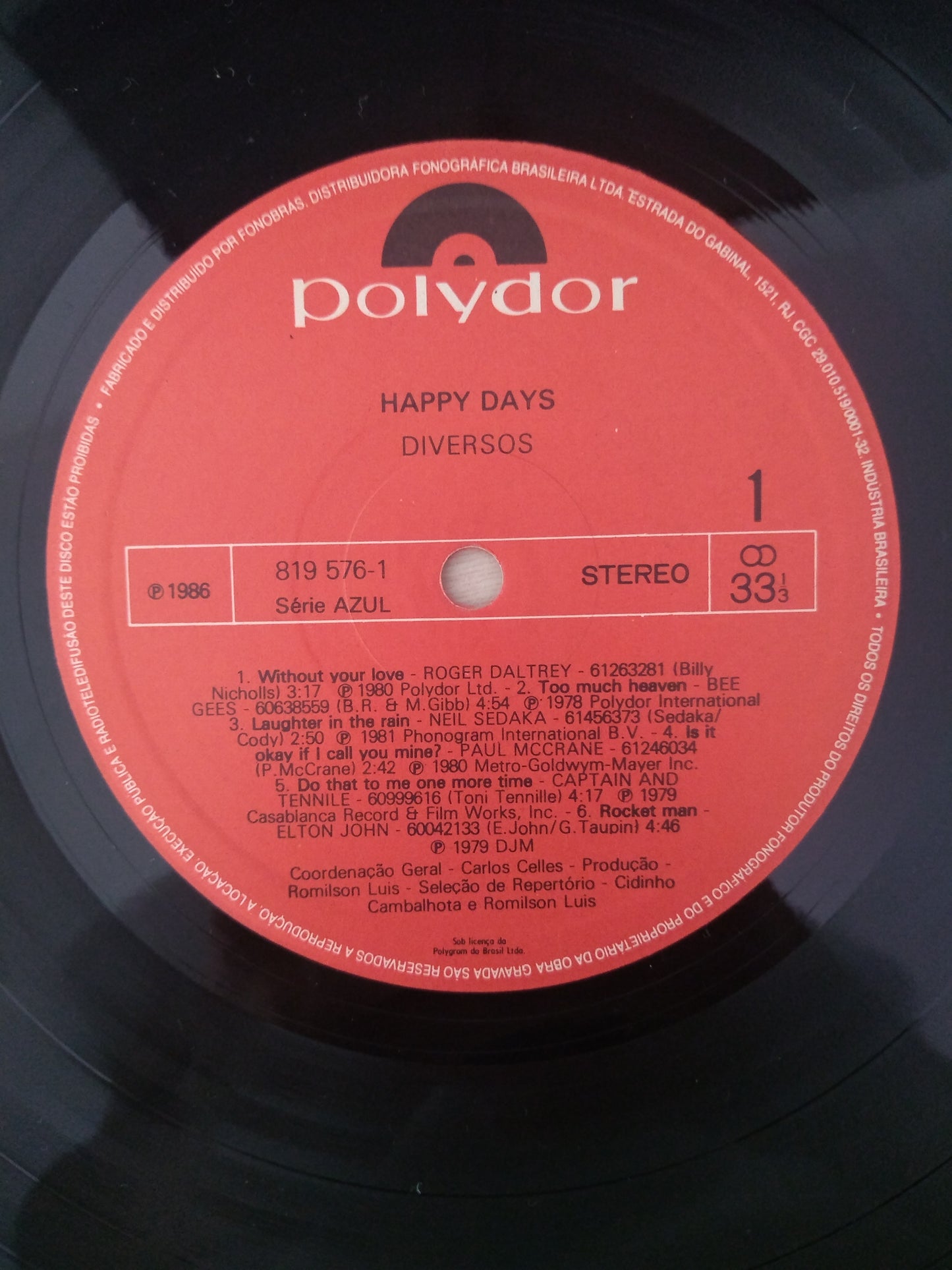Lp Vinil Happy Days
