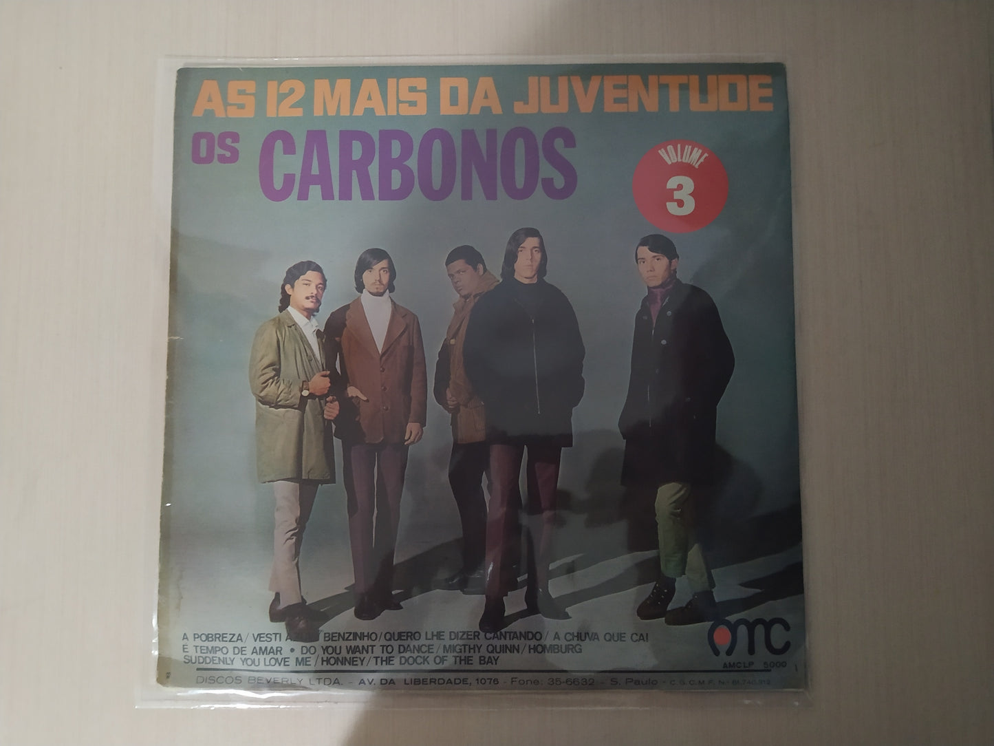 Lp Vinil Os Carbonos As 12 Mais Da Juventude