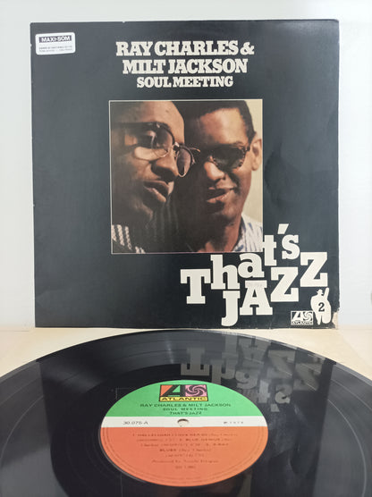 Lp Vinil Ray Charles & Milt Jackson Soul Meeting Com encarte