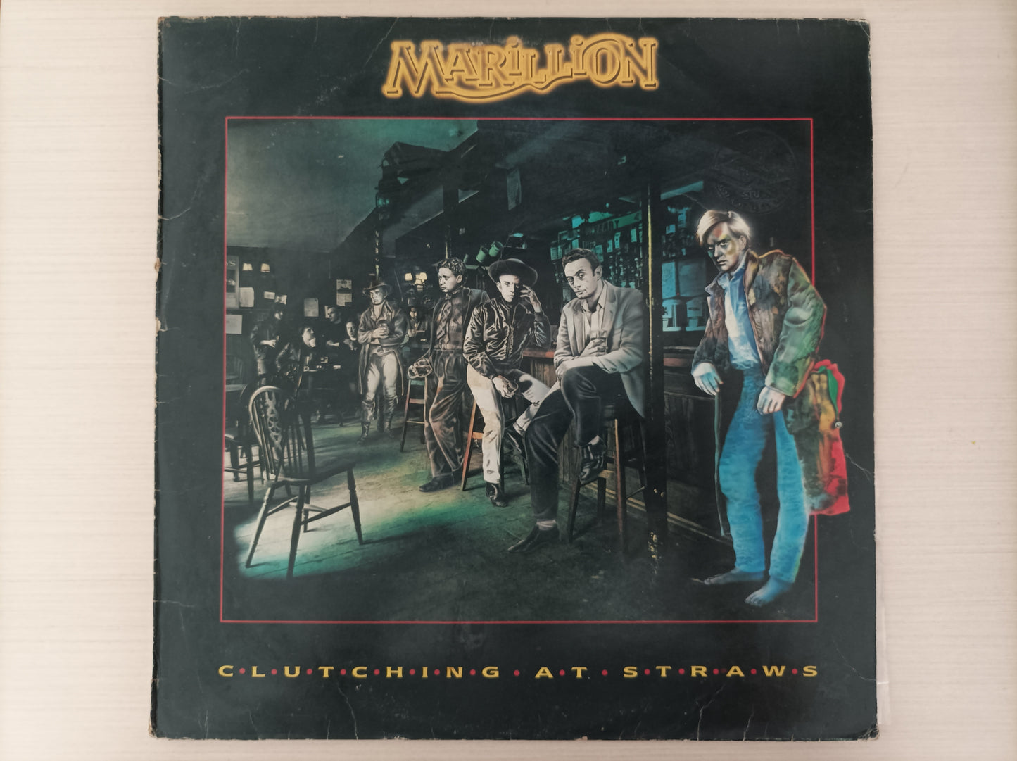 Lp Vinil Marillion Clutching at straws Com encarte