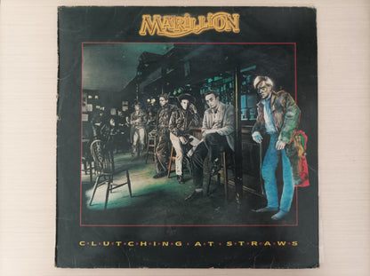 Lp Vinil Marillion Clutching at straws Com encarte