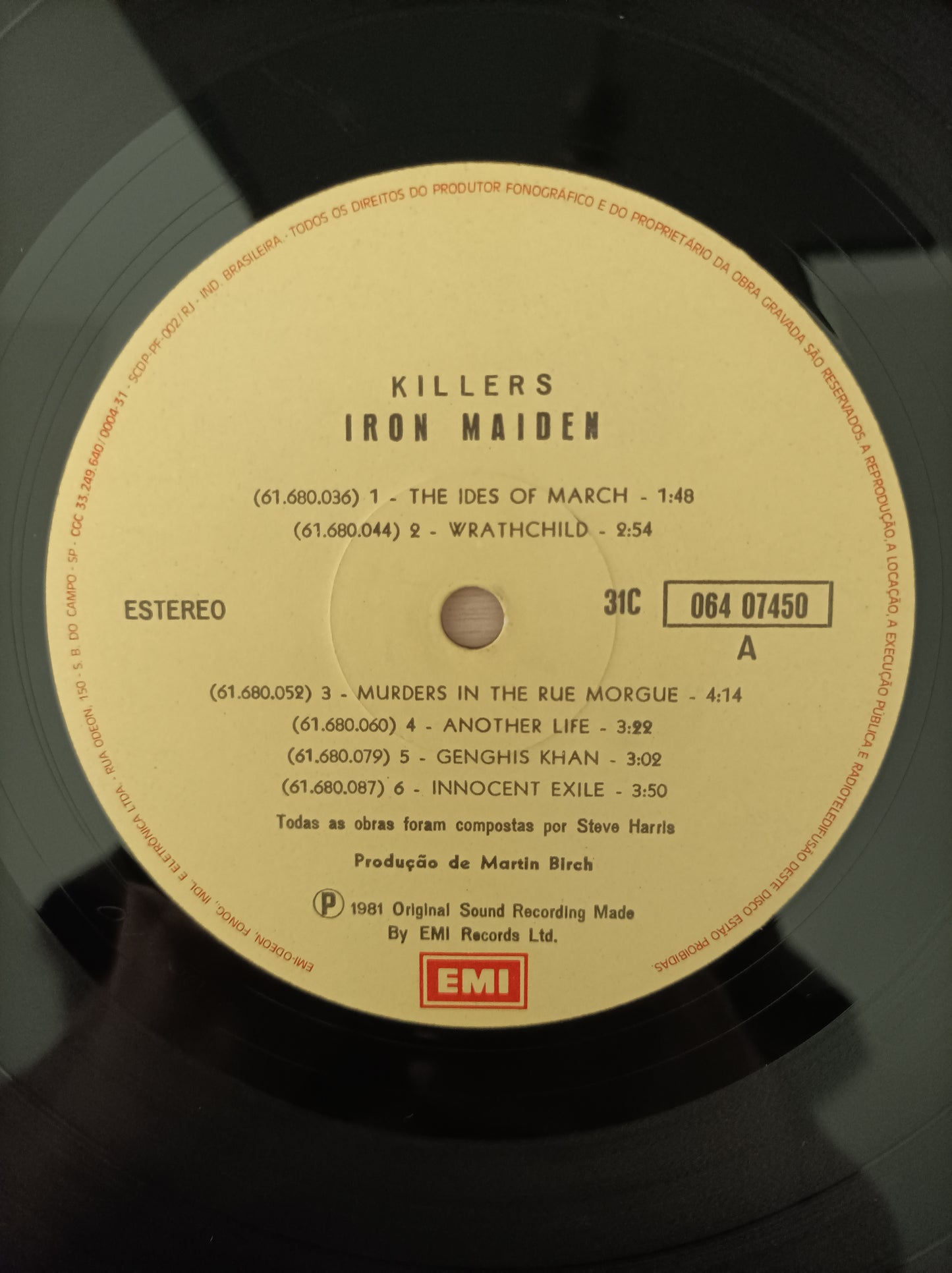 Lp Vinil Iron Maiden Killers