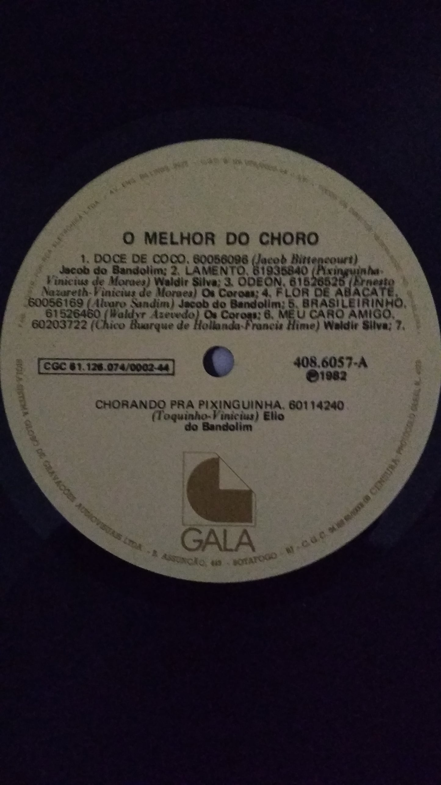 LP Vinil Gala Super O Melhor Do Choro