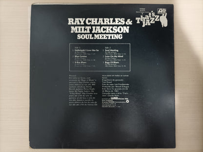 Lp Vinil Ray Charles & Milt Jackson Soul Meeting Com encarte