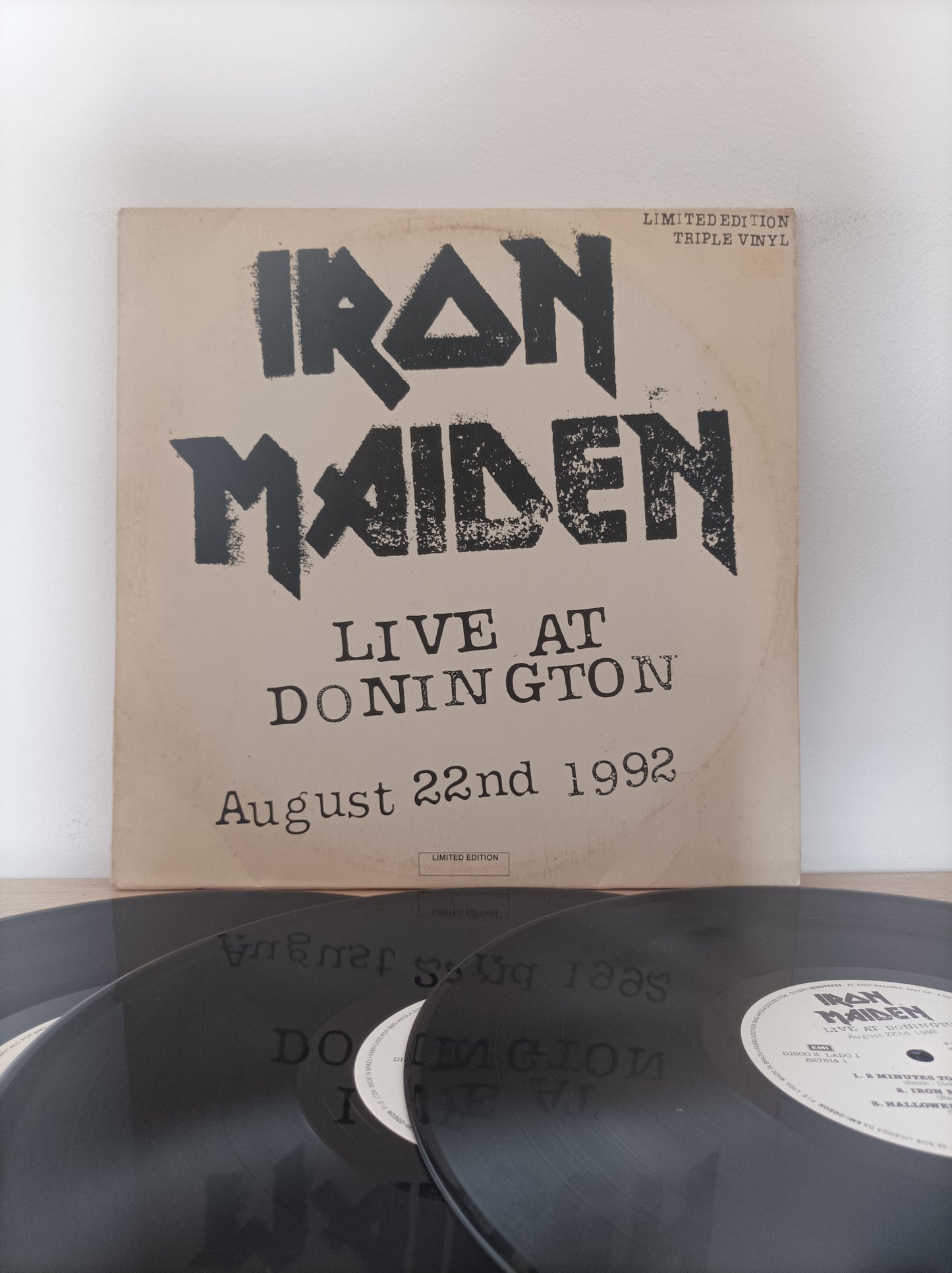 Lp Vinil Iron Maiden Live at Donington Triplo