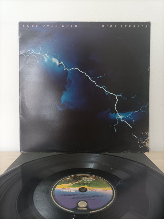 Lp Vinil Dire Straits Love Over Gold Com encarte