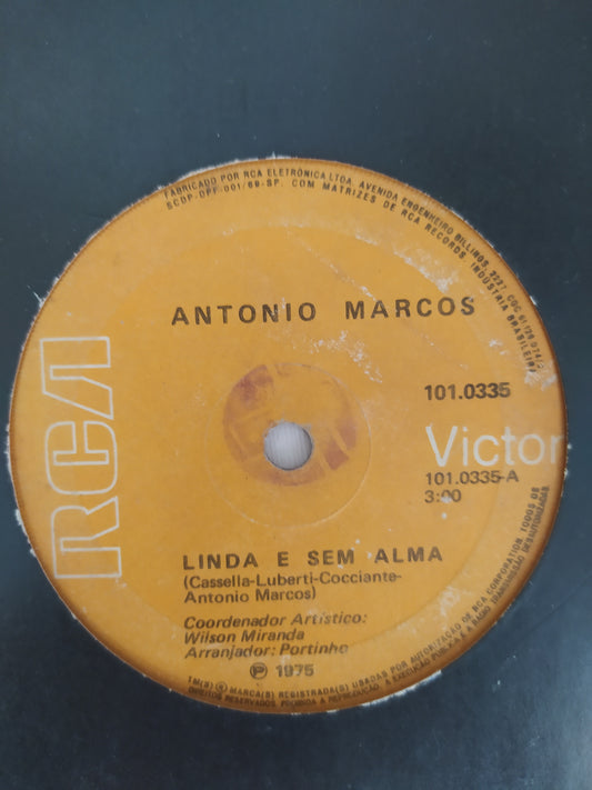 Lp Vinil Compacto Antonio Marcos Linda e sem alma