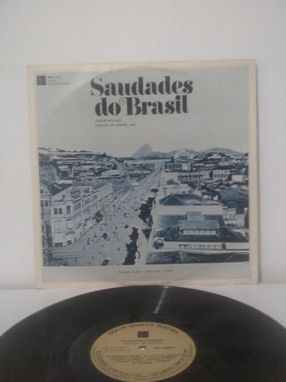 Lp Vinil Saudades Brasil Darius, Eudóxia Selo Marcus Pereira