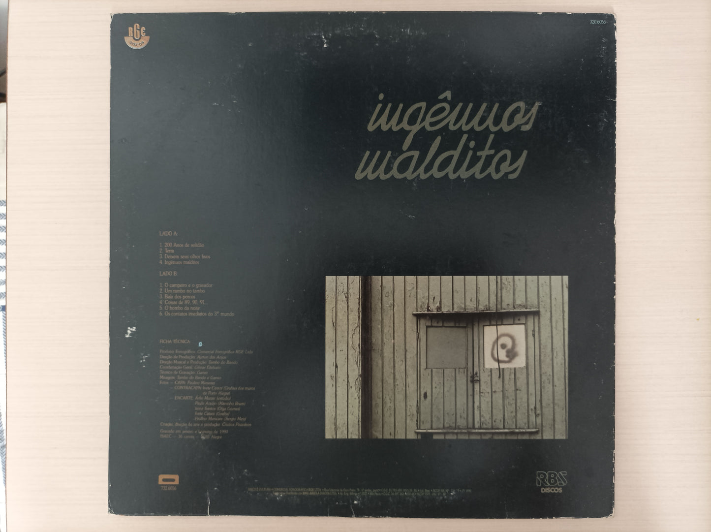 Lp Vinil Tambo do Bando Ingênuos Malditos Com encarte