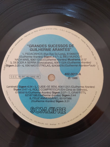 Lp Vinil Guilherme Arantes Grandes Sucessos De