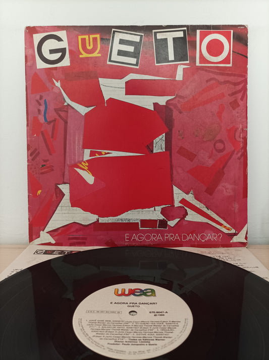 Lp Vinil Gueto E agora pra dançar? Com encarte