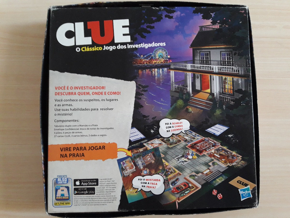 Jogo Clue Clássico Jogo Dos Investigadores