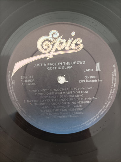 Lp Vinil Gothic Slam Just A Face in The Crowd Com encarte