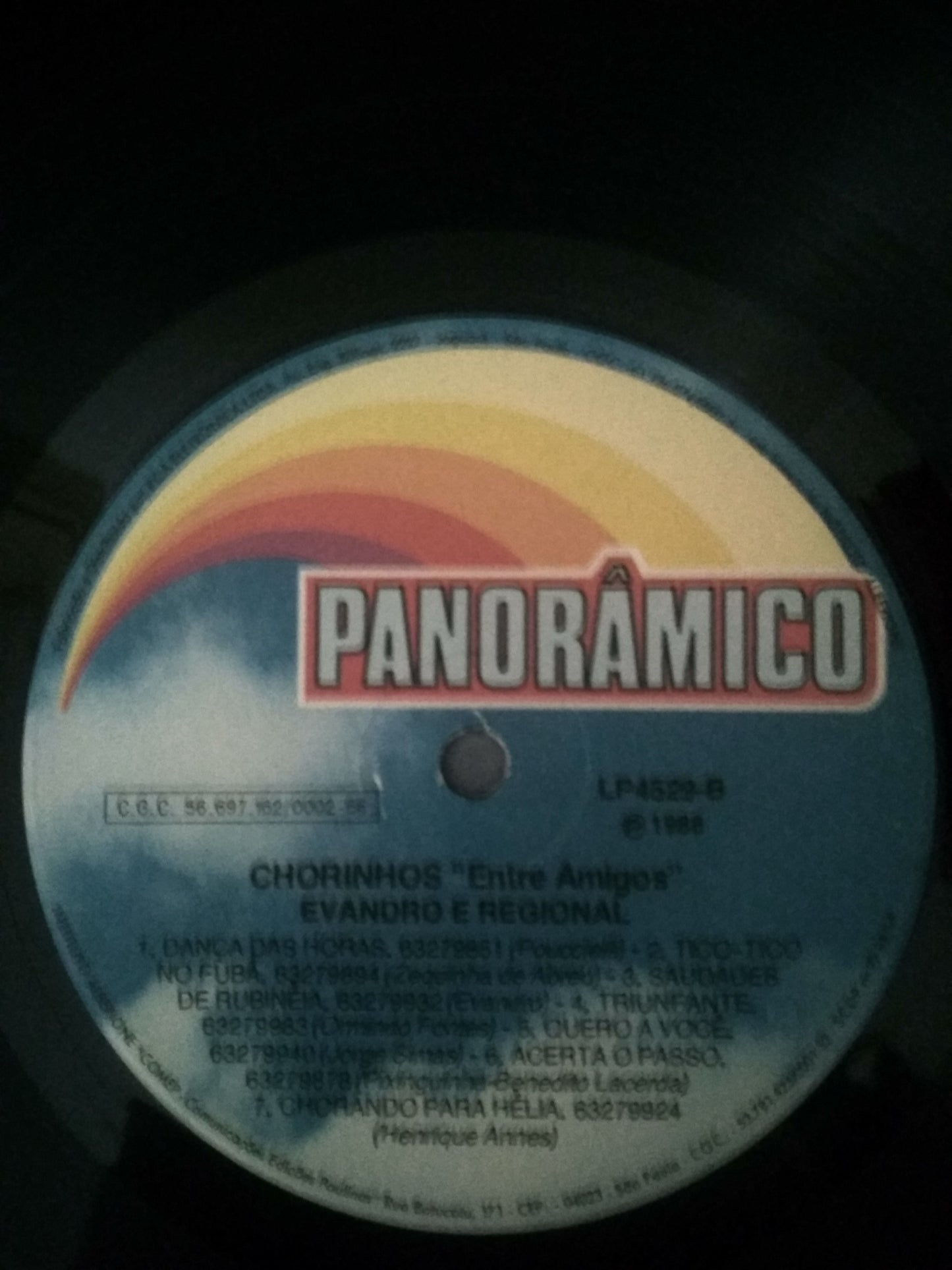 Lp Vinil Evandro e seu regional Chorinhos