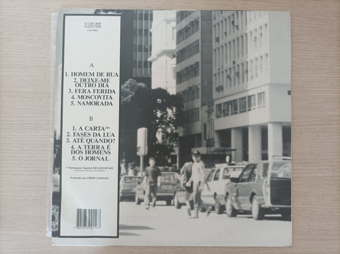 Lp Vinil Erasmo Carlos Homem de Rua Com encarte