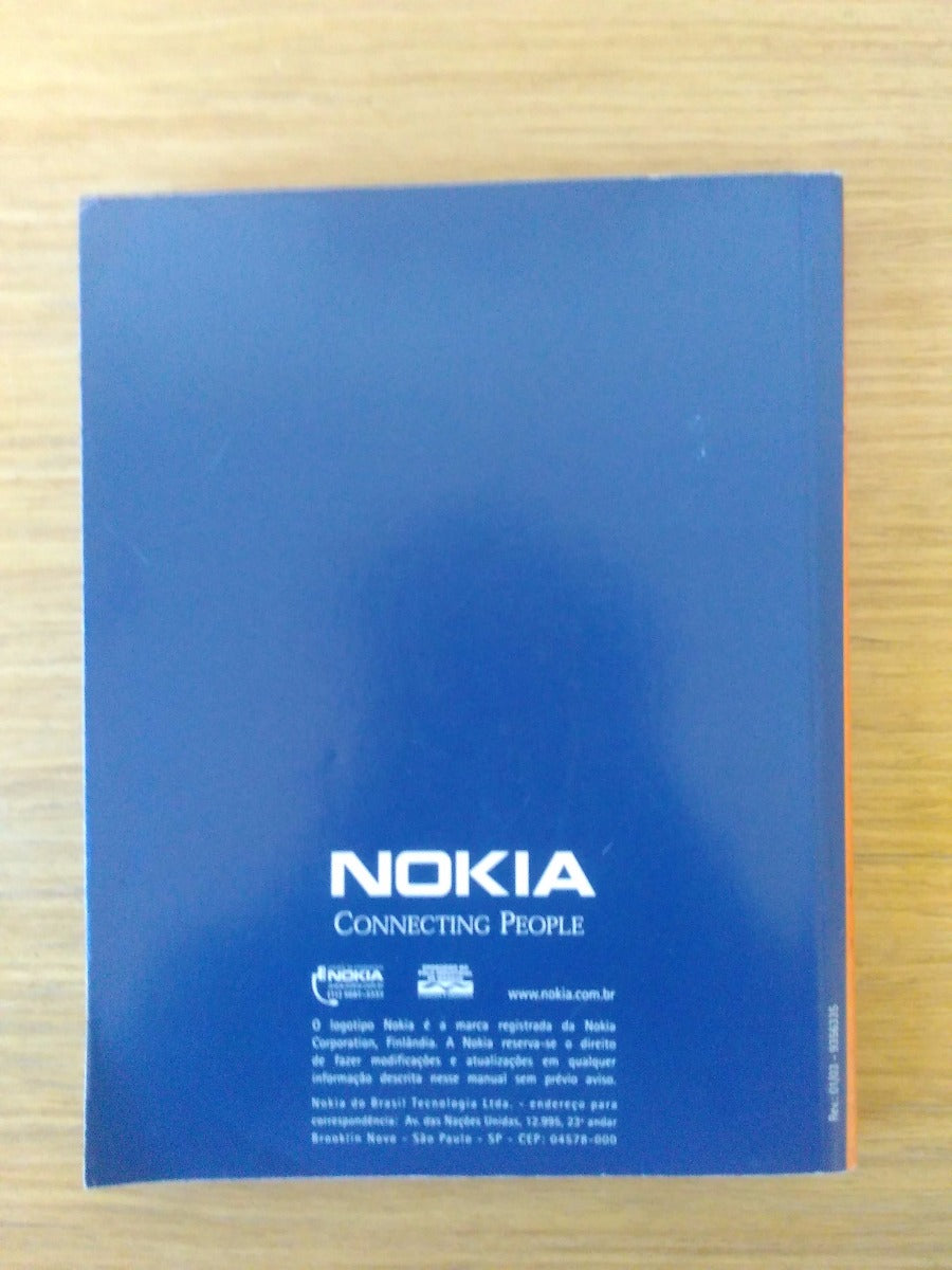 Livro Manual Do Usuário Nokia 3586