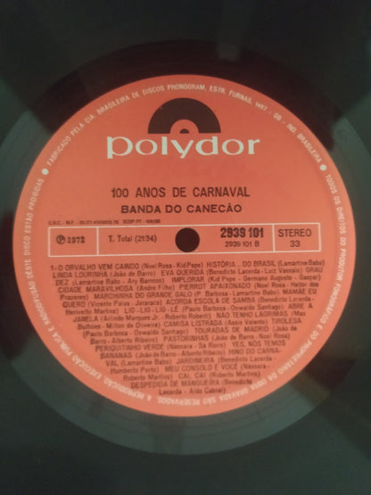 Lp Vinil Box Banda Do Canecão 100 Anos De Carnaval Triplo