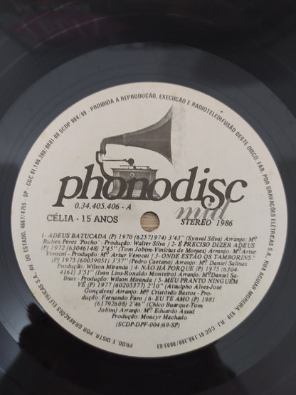 Lp Vinil Célia 15 Anos