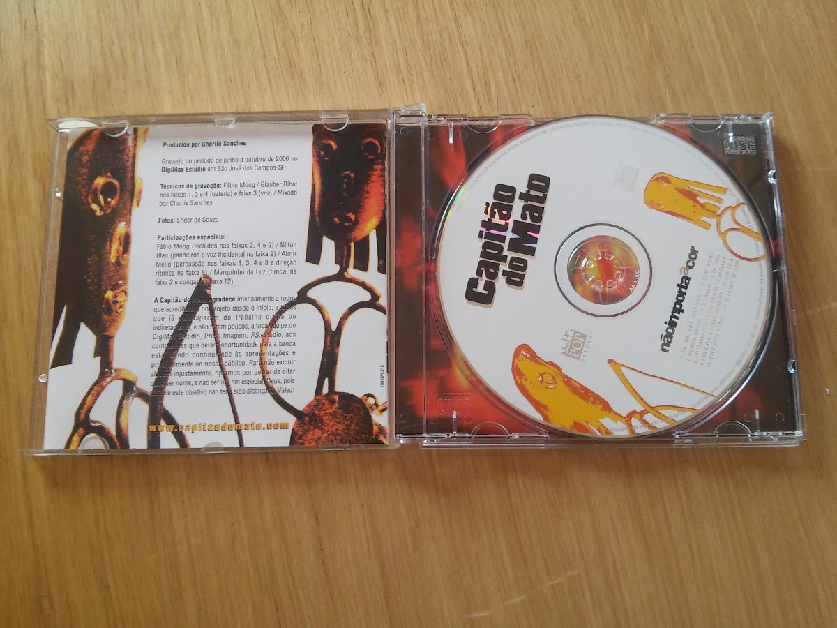 Cd Capitão Do Mato Não Importa A Cor