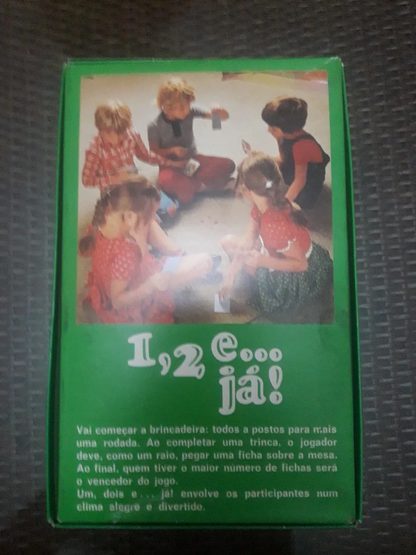 Jogo De Cartas 1,2e...já! Antigo