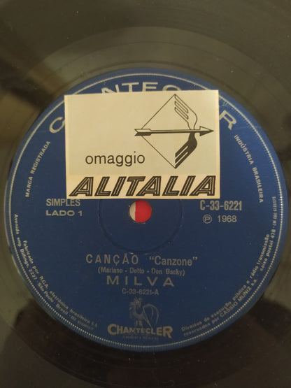 Lp Vinil Compacto Milva San Remo 68