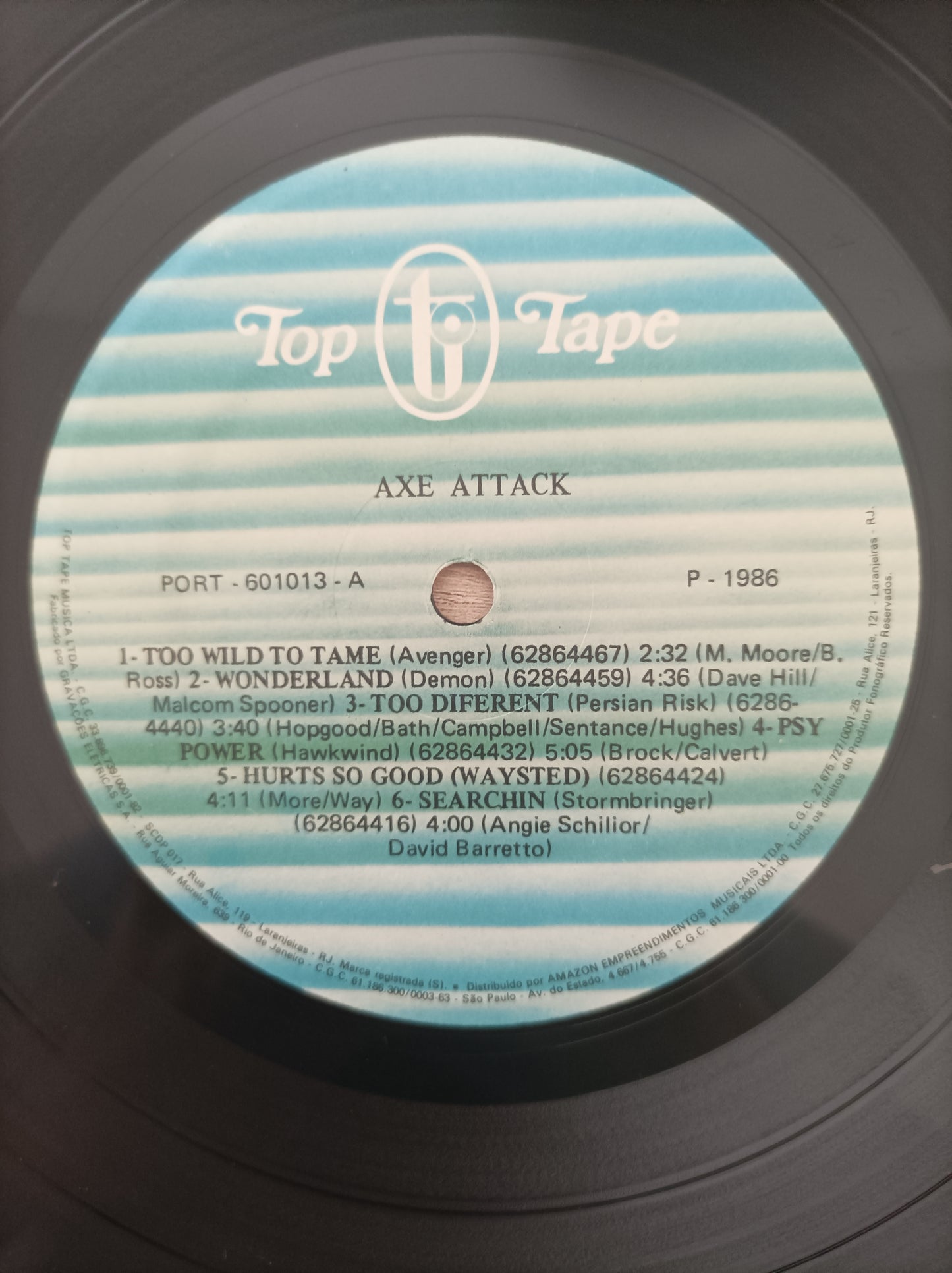 Lp Vinil Avenger, Demon, Venom Axe Attack
