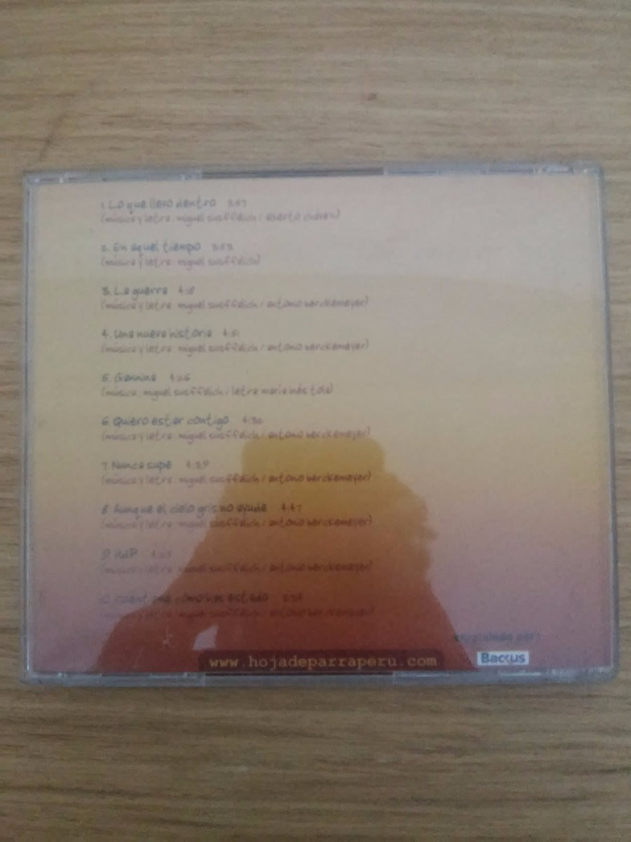 Cd Hoja De Parra Aunque El Cielo Gris No Ayude