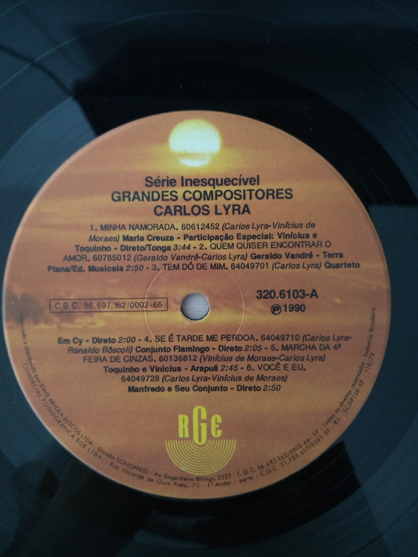 Lp Vinil Carlos Lyra Série Inesquecível Grandes Compositores