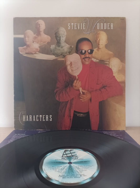 Lp Vinil Stevie Wonder Characters Com encarte