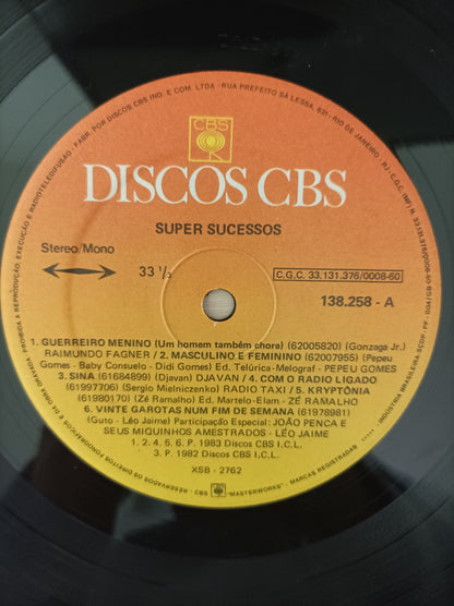 Lp Vinil Super Sucessos