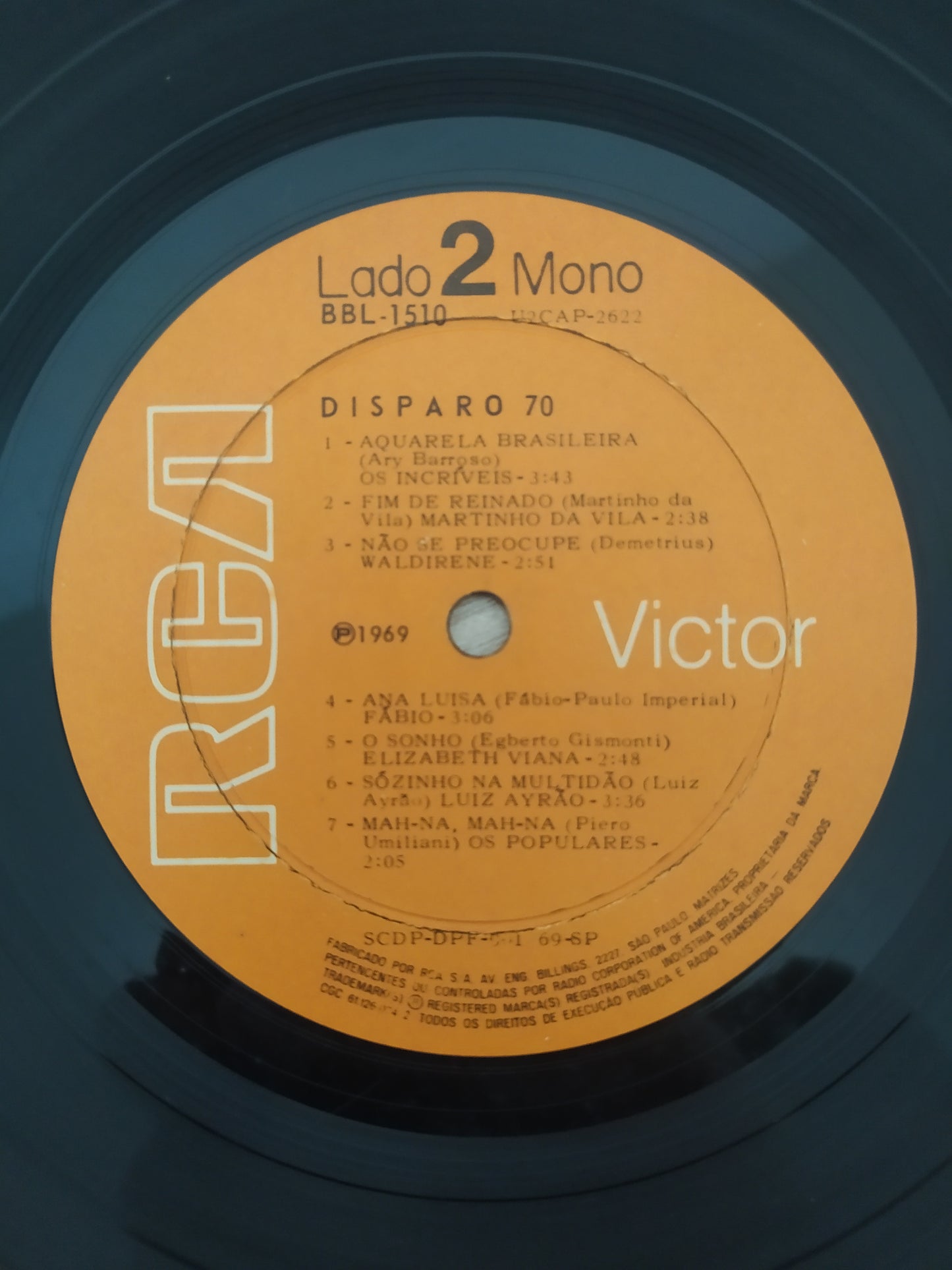 Lp Vinil Disparo 70
