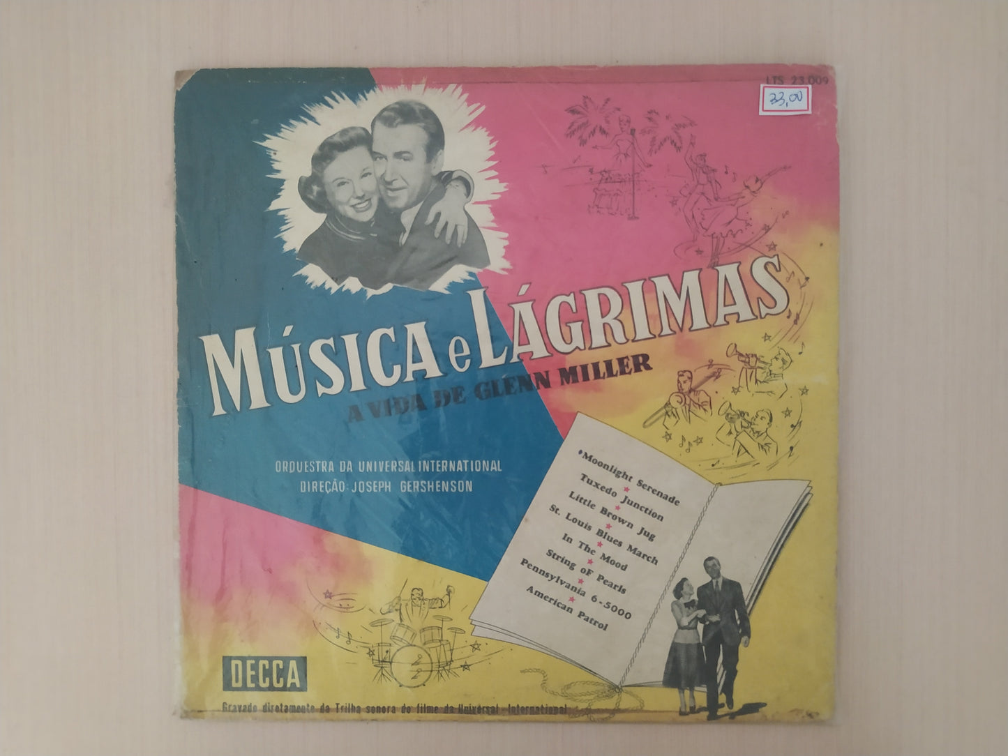 Lp Vinil Glenn Miller Música E Lágrimas