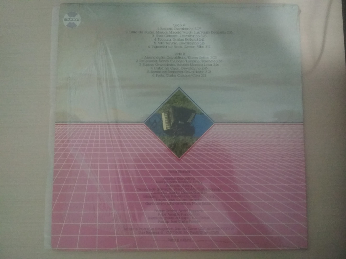 Lp Vinil Oswaldinho Céu E Chão Com Encarte