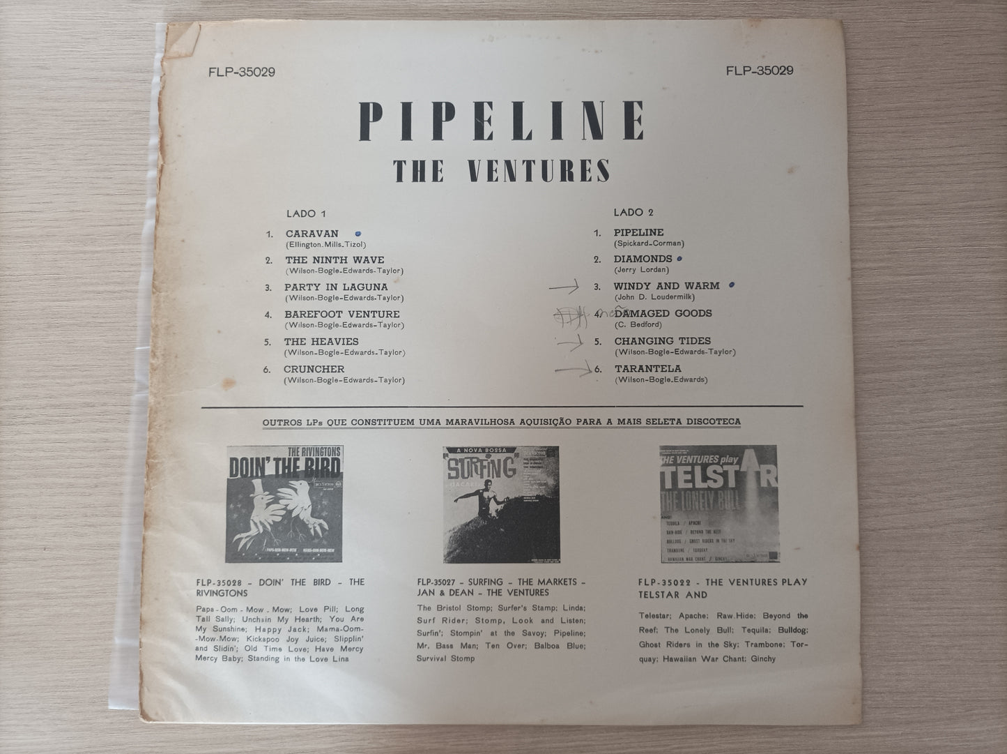 Lp Vinil The Ventures Pipeline
