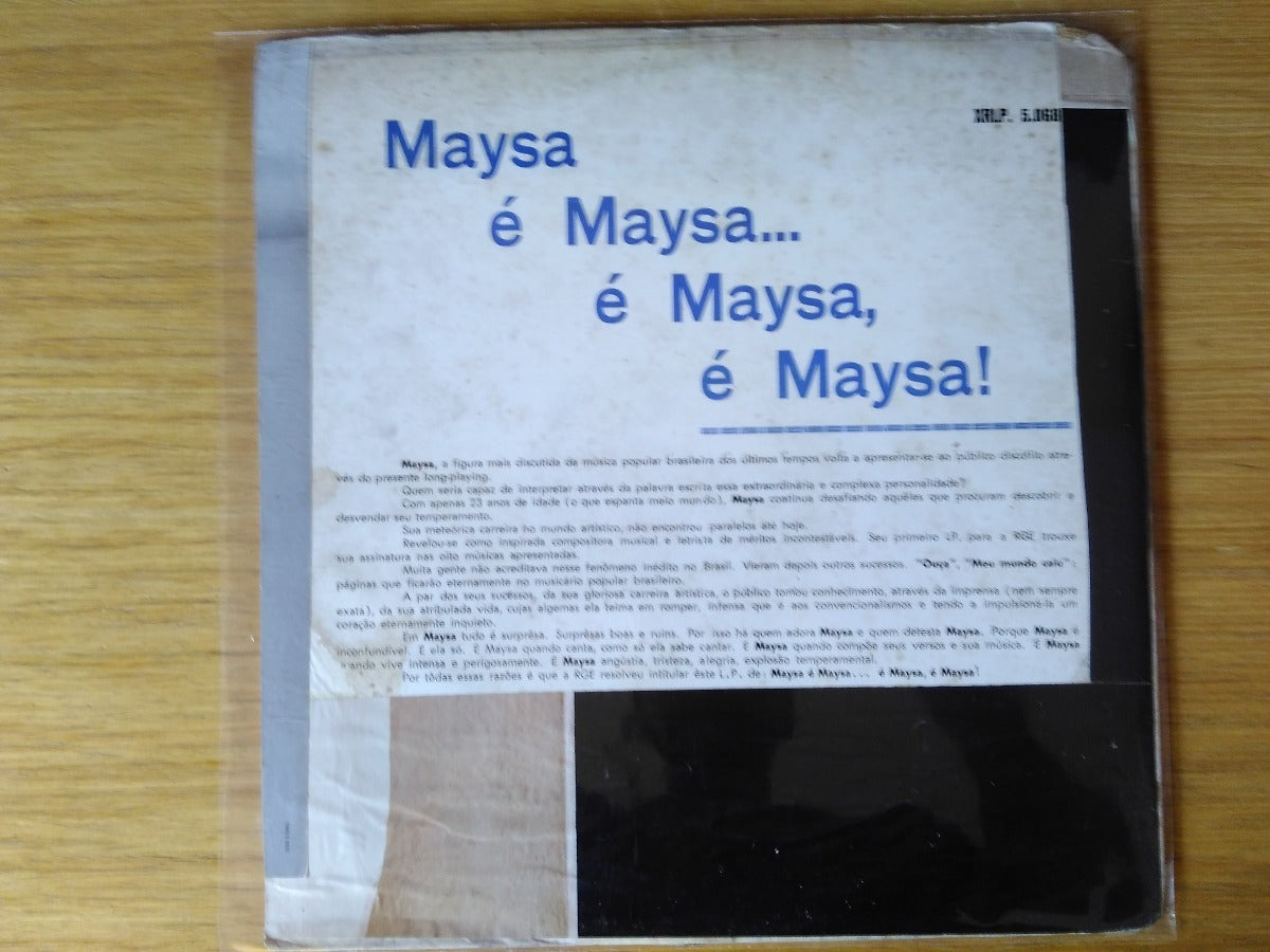 Lp Vinil Maysa - Maysa É Maysa