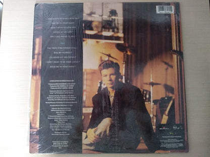 Lp Vinil Rick Astley Hold Me In Your Arms Encarte Importado