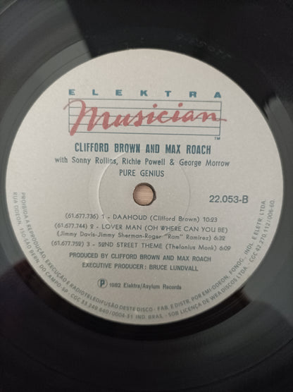 Lp Vinil Clifford Brown & Max Roach Pure Genius Vol. 1