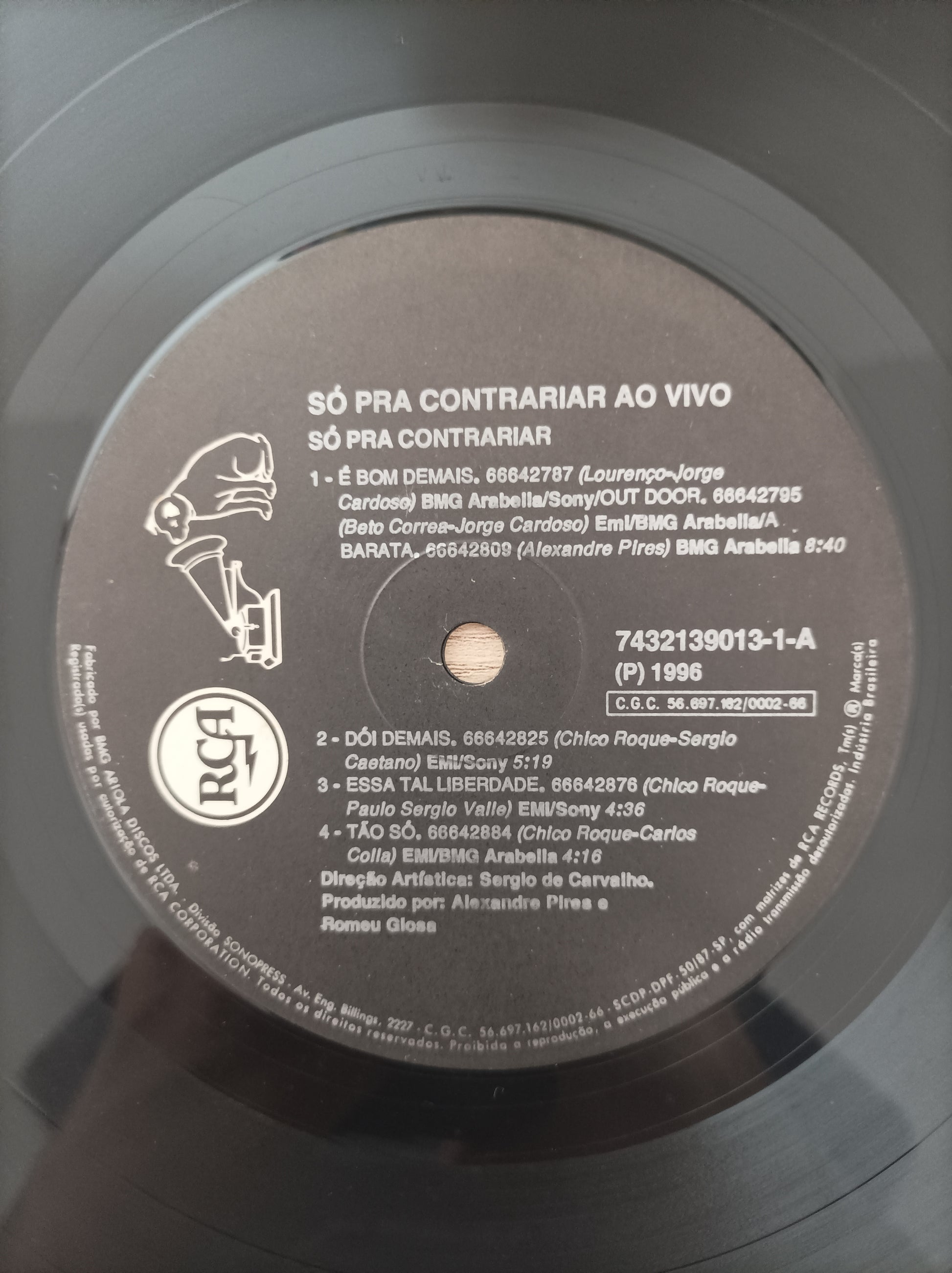 Disco de vinil SPC - Só pra contrariar - Vinil Records