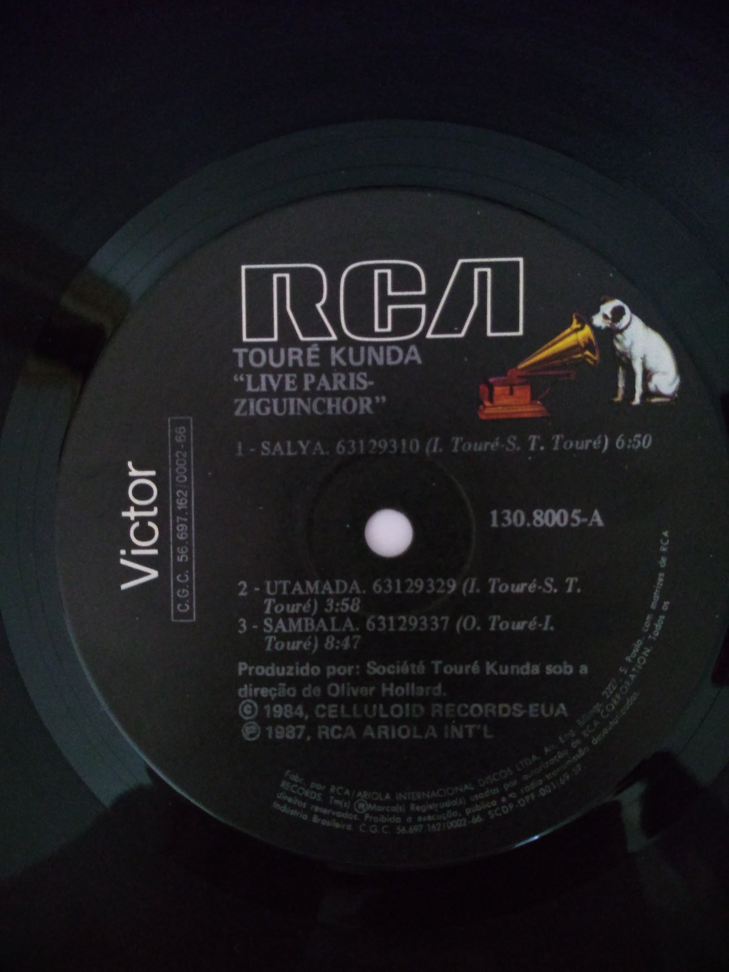 Lp Vinil Touré Kunda Live Paris Ziguinchor