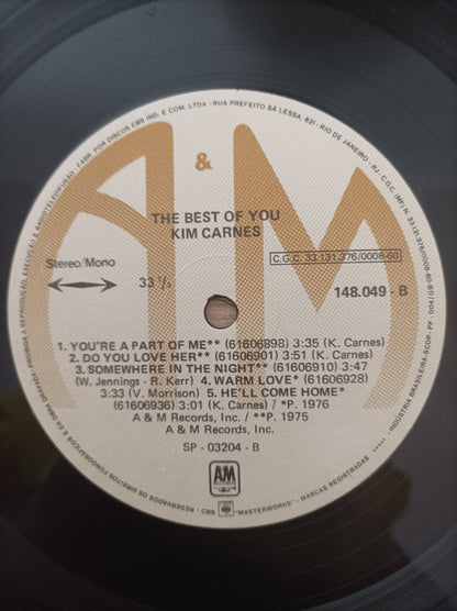Lp Vinil Kim Carnes The Best of You