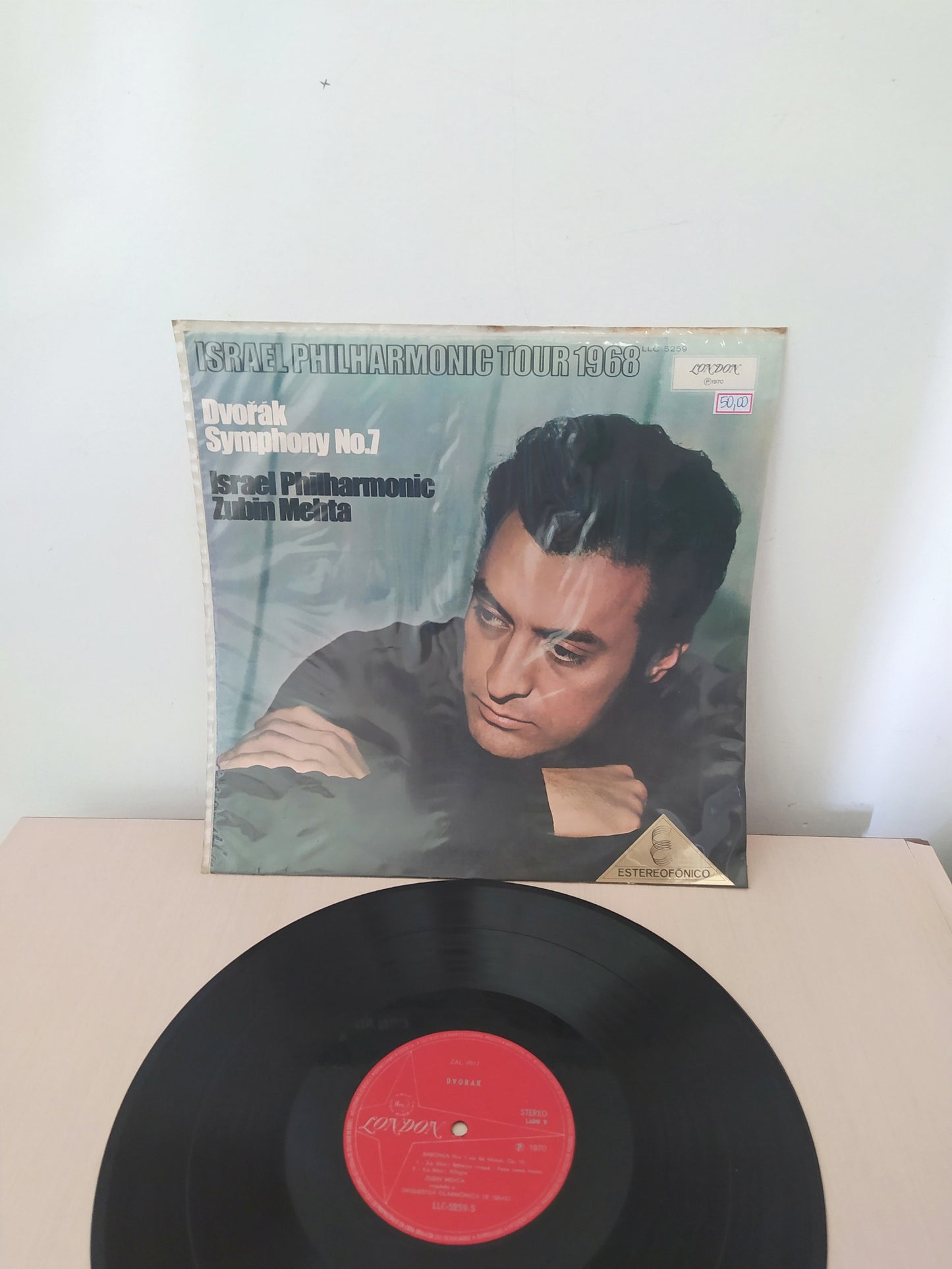 Lp Vinil Israel Philharmonic Tour 1968 Dvorak Symphony Vol 7