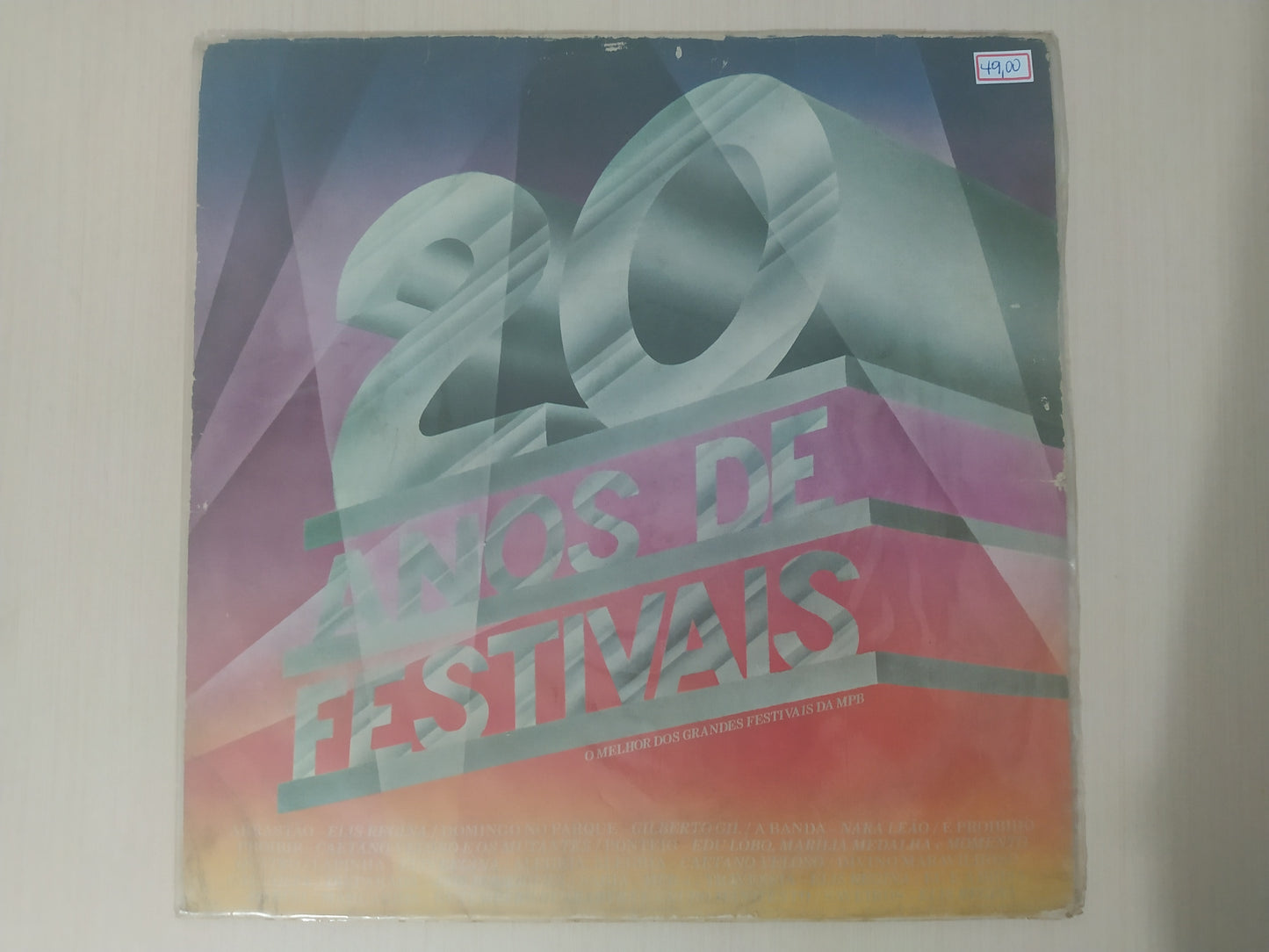 Lp Vinil 20 Anos De Festivais