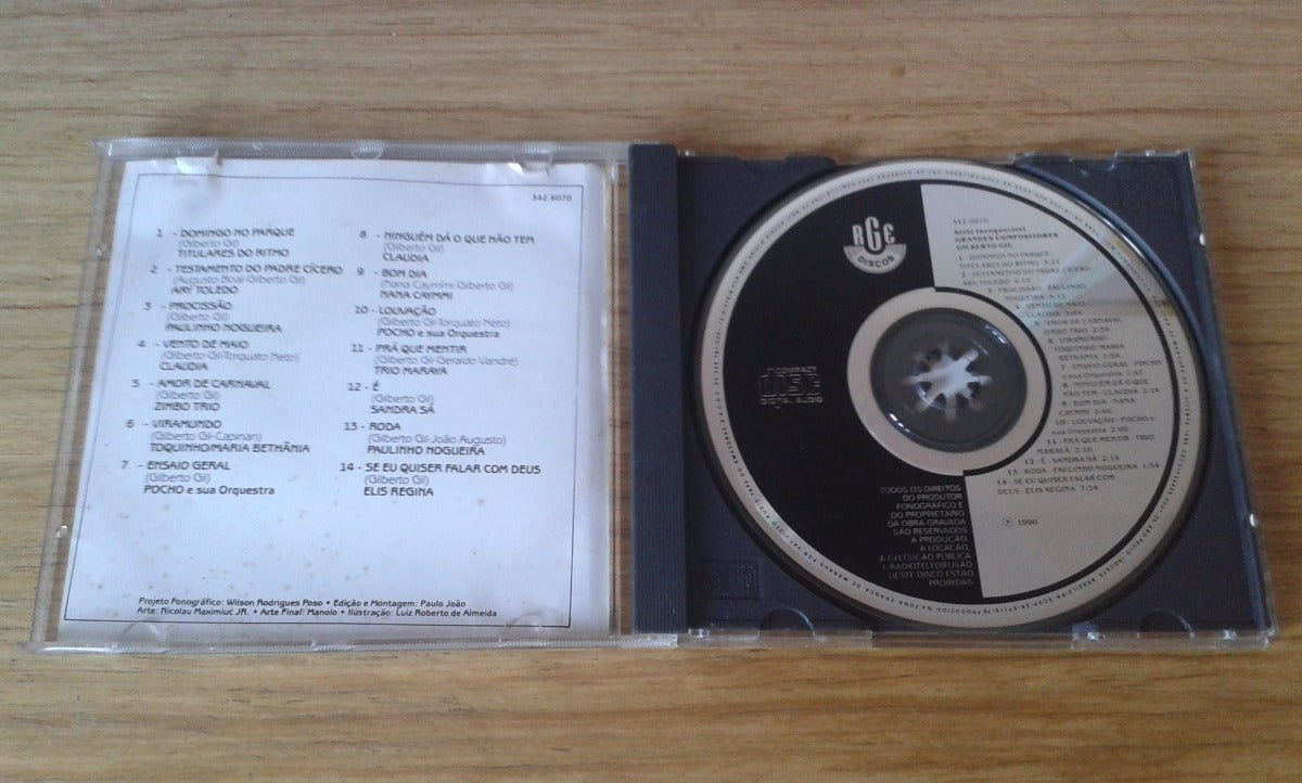 Cd Gilberto Gil Grandes Compositores